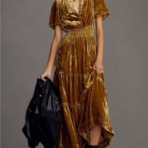 Anthropologie The Somerset Maxi Dress - Velvet Edition